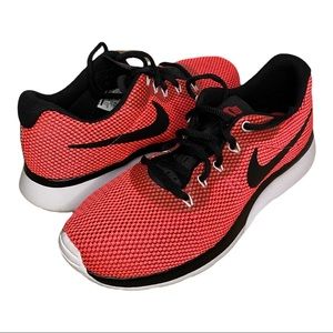Nike Tanjun Racer Tropical Pink Black sneakers size 7.5